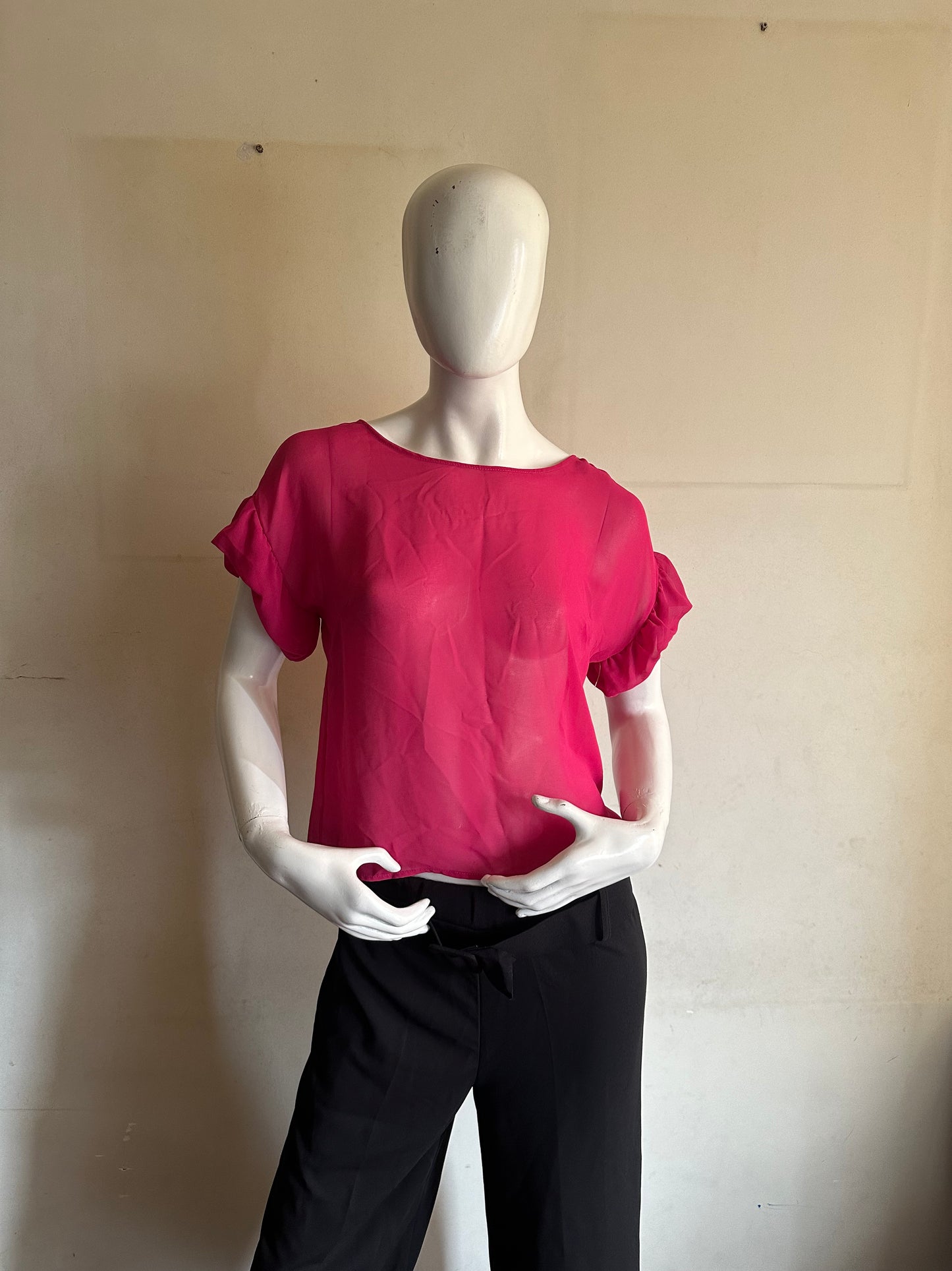 Blusa fucsia