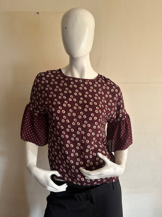 Blusa guinda