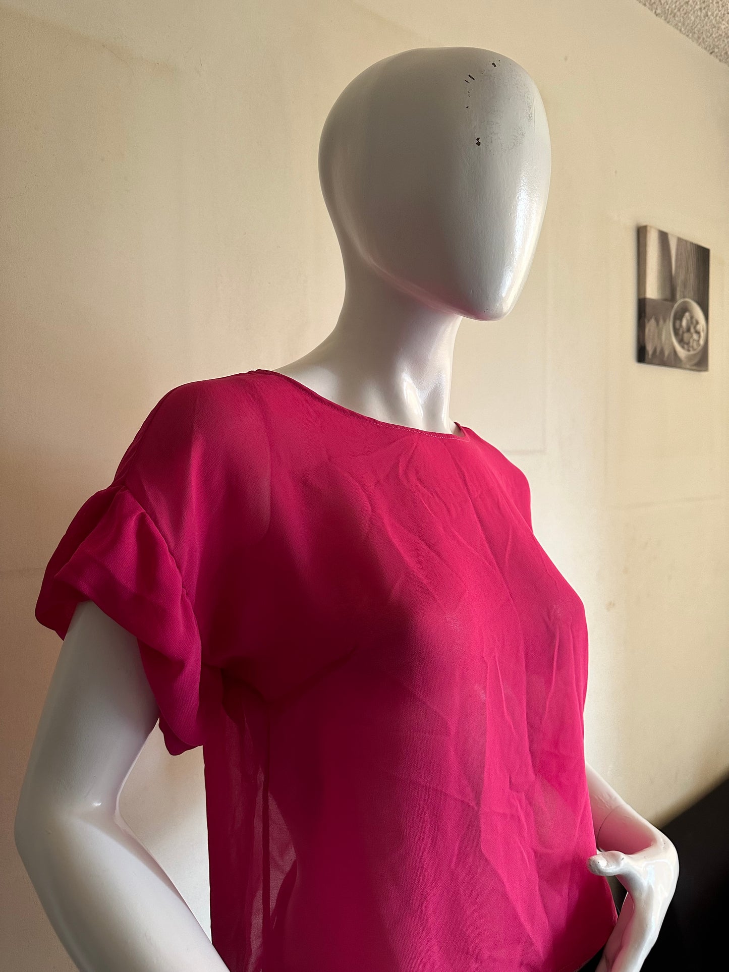 Blusa fucsia