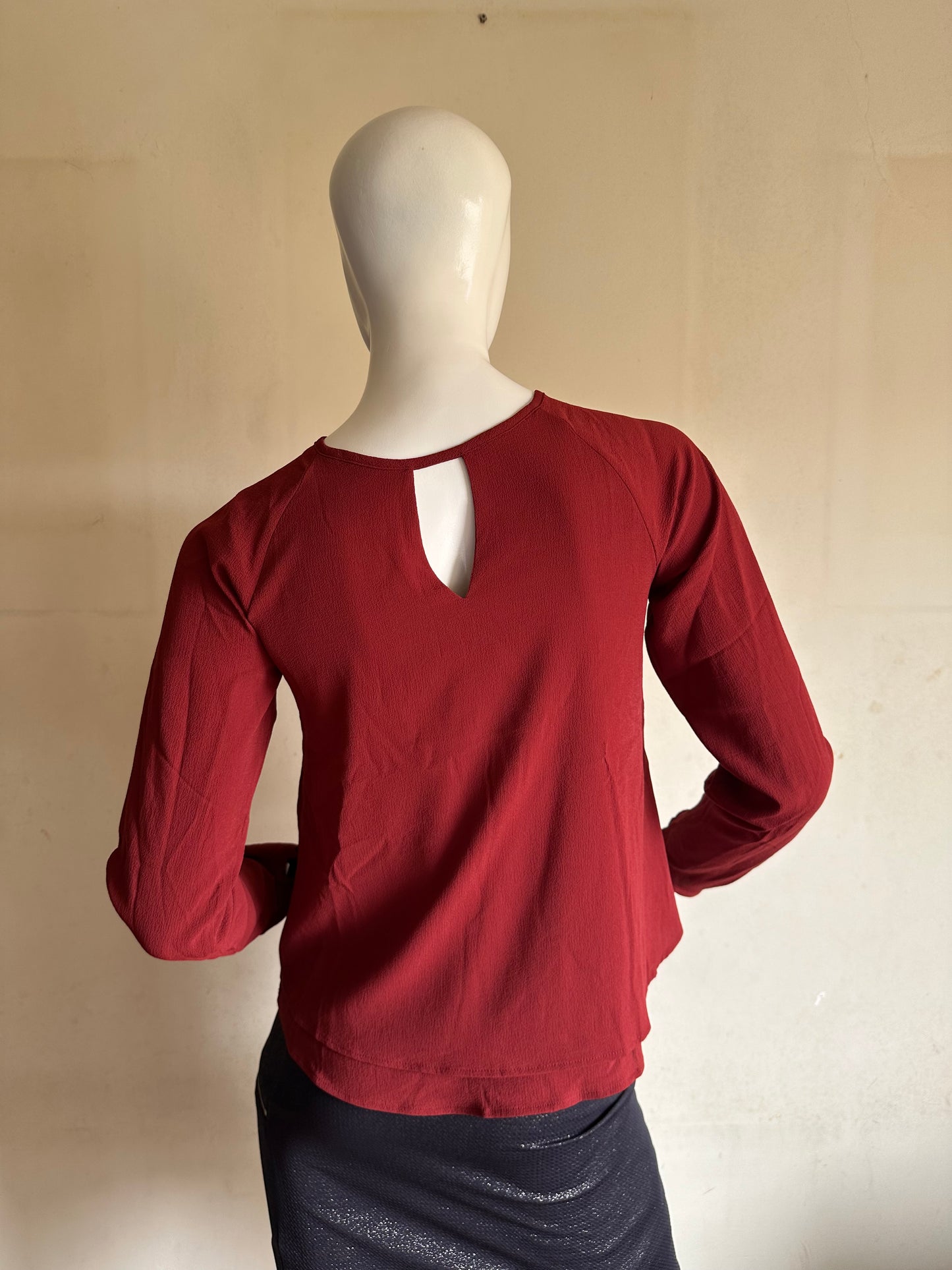 Blusa guinda